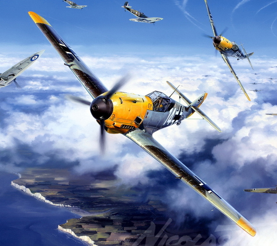 bf-109, me-109, Messerschmit