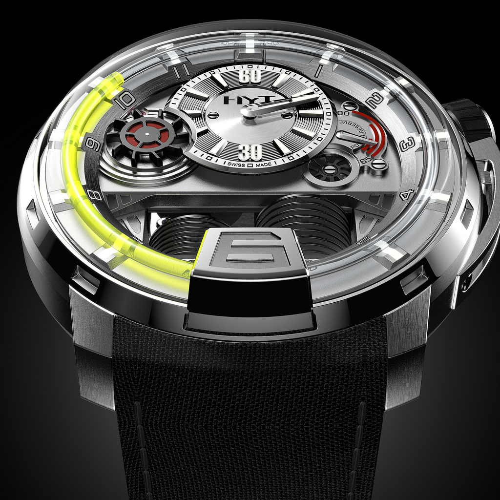 , hyt, with the h1 watch, unleashes a masterpiece, watch