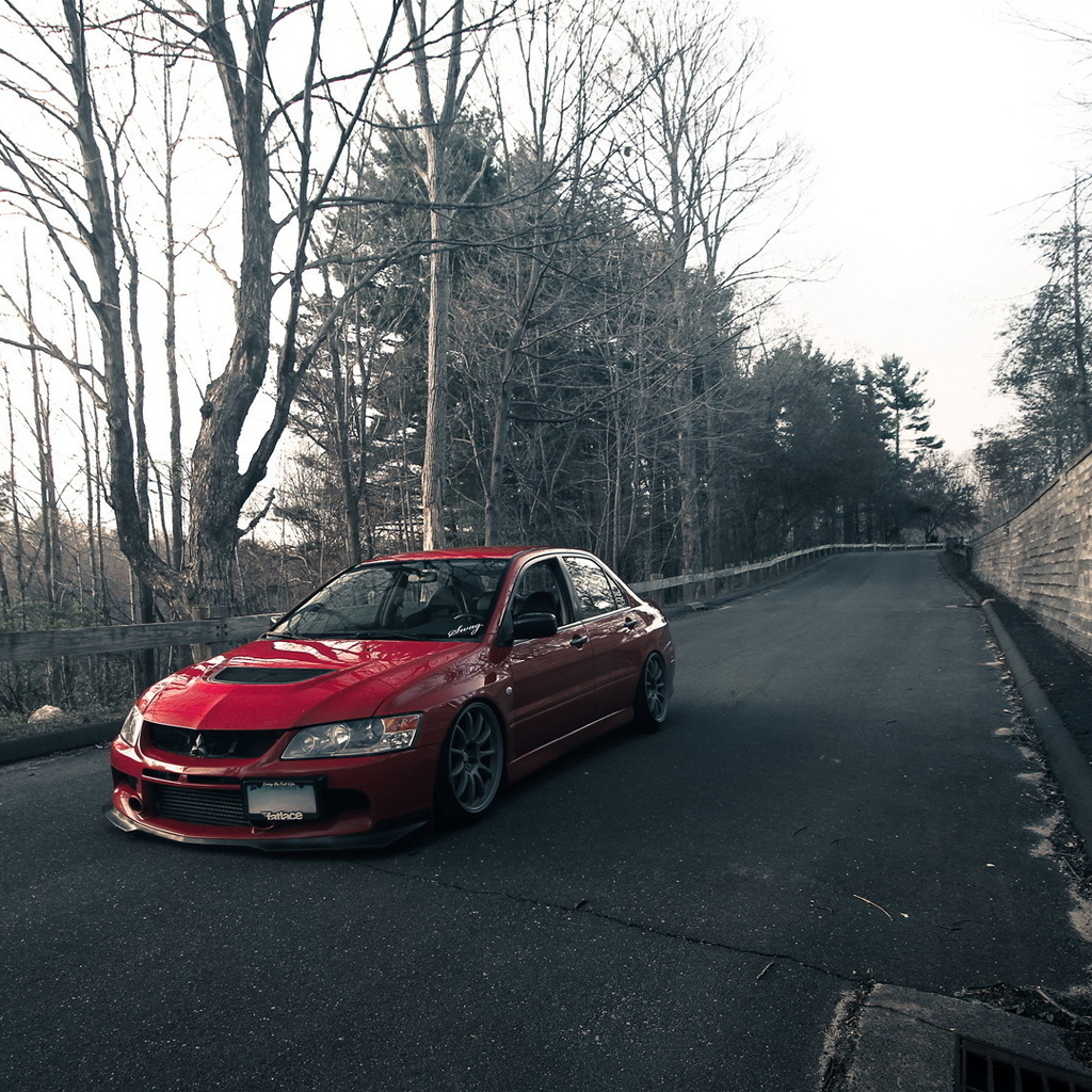 mitsubishi lancer evo, red, , 