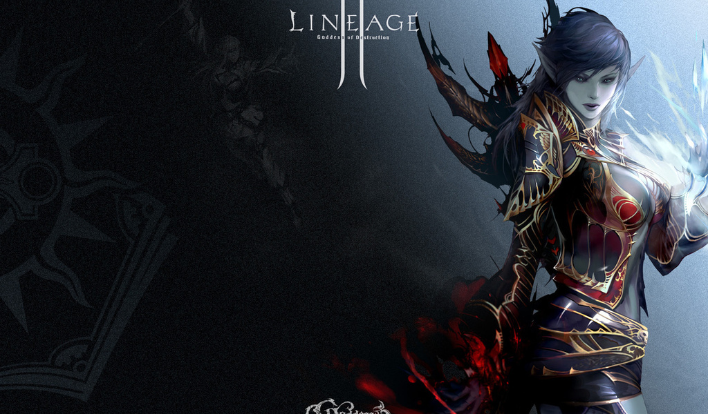 Lineage 2, awakening, , feoh wizard, dark elf, goddess of destruction