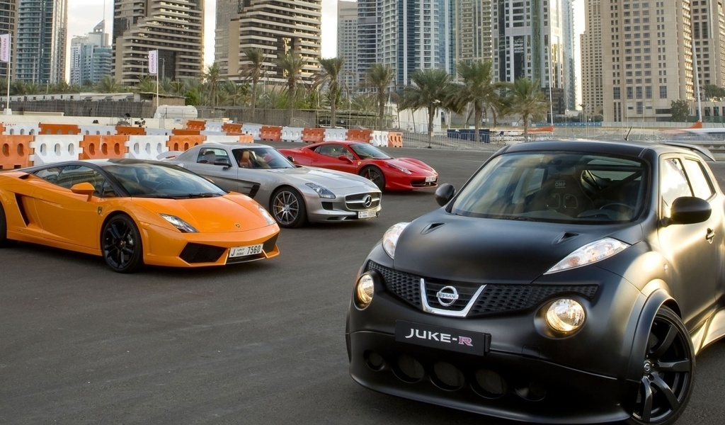 ferrari, nissan, gallardo, 458, lamborghini, juke r, italia, and