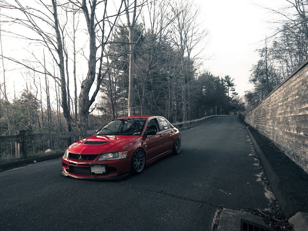 mitsubishi lancer evo, red, , 