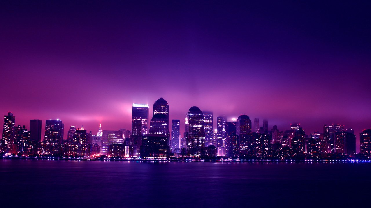 night, , , , city, manhattan, New york, , 