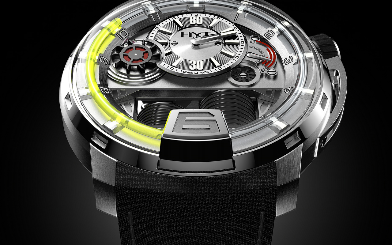 , hyt, with the h1 watch, unleashes a masterpiece, watch