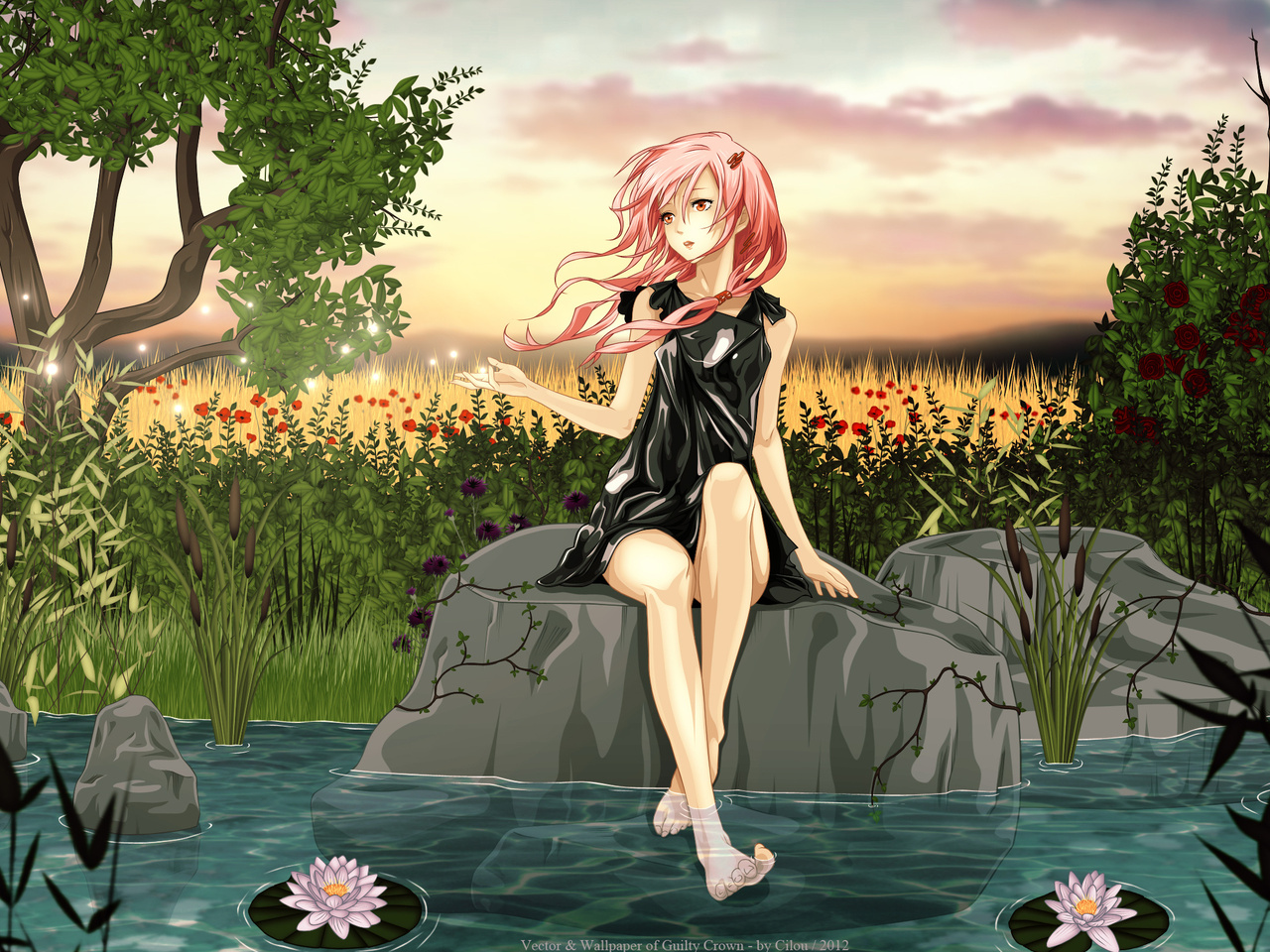 , , Guilty crown, yuzuriha inori, , 