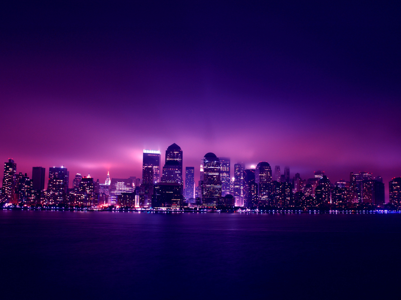 night, , , , city, manhattan, New york, , 