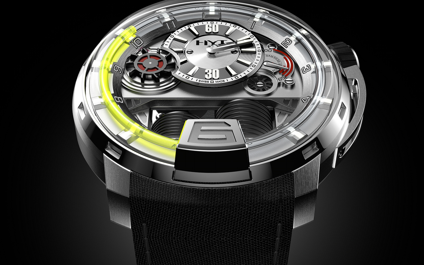 , hyt, with the h1 watch, unleashes a masterpiece, watch