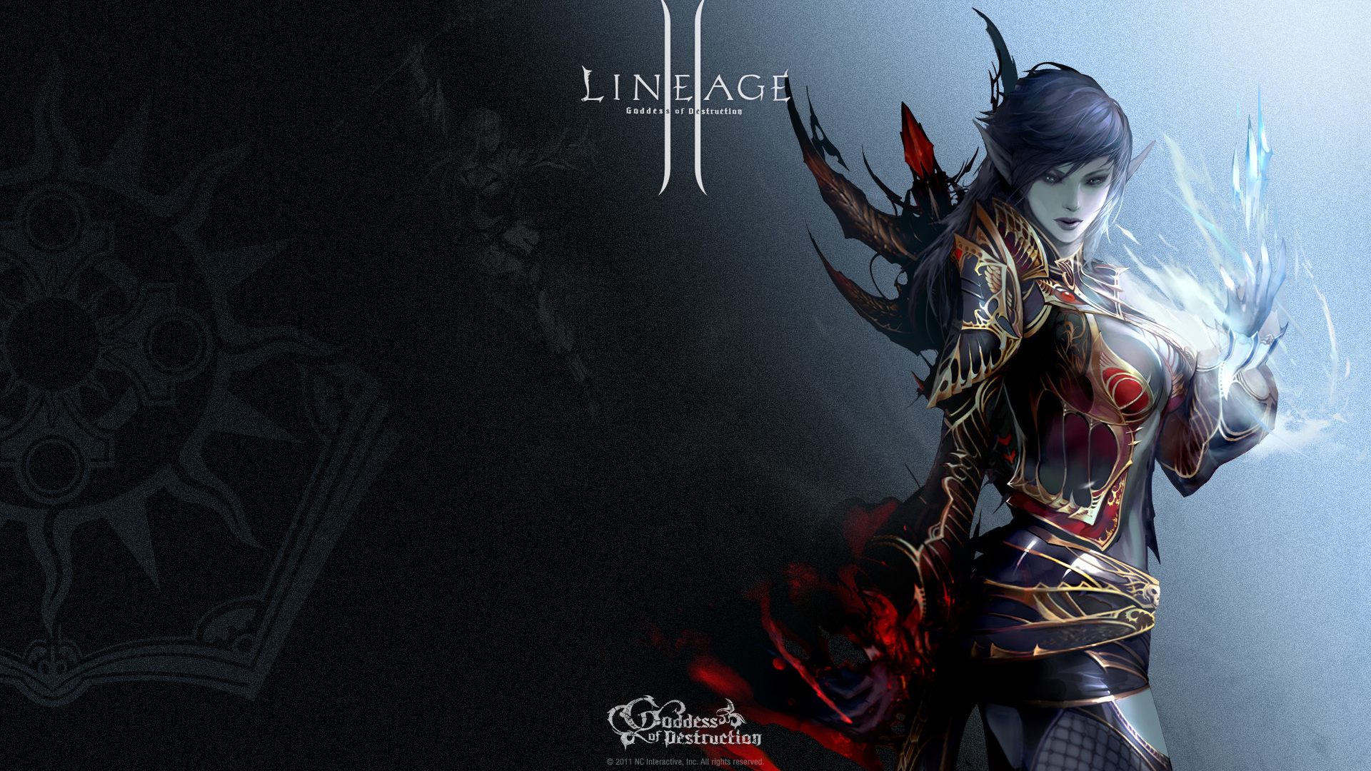 Lineage 2, awakening, , feoh wizard, dark elf, goddess of destruction