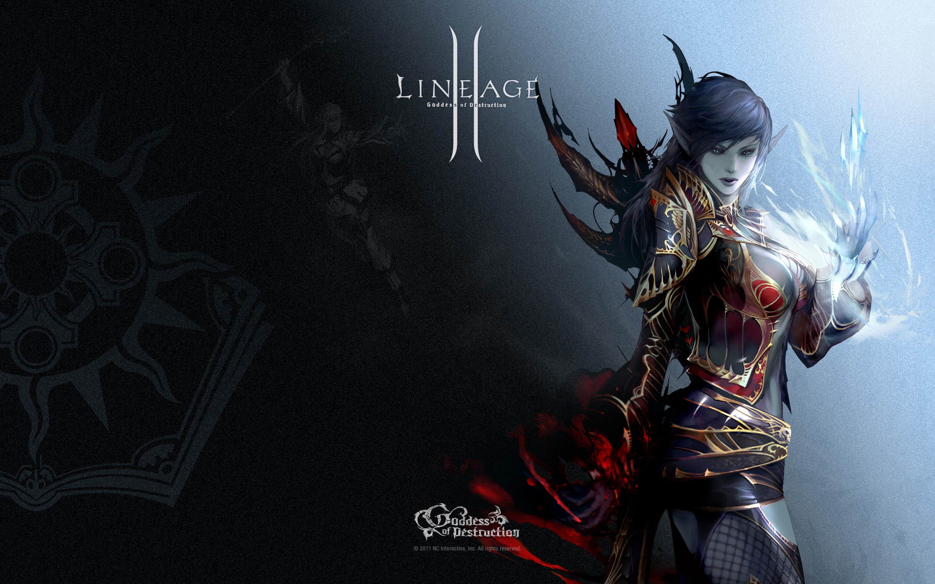 Lineage 2, awakening, , feoh wizard, dark elf, goddess of destruction