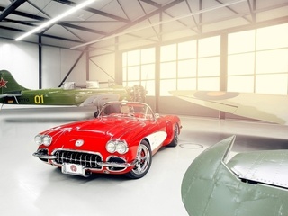 1959, custom, c1, chevrolet, corvette, by pogea racing