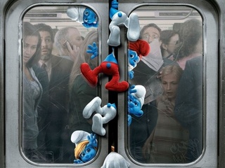 new-york, -, , , underground, station, the movie, Smurfs