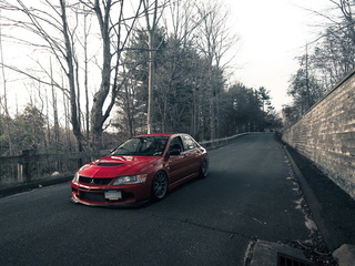 mitsubishi lancer evo, red, , 