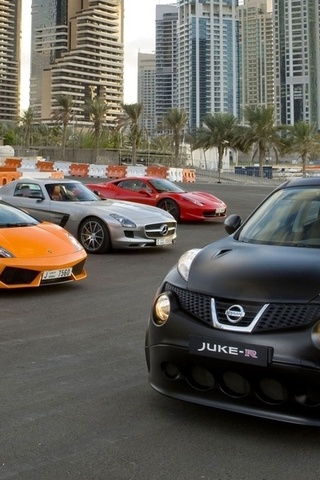 ferrari, nissan, gallardo, 458, lamborghini, juke r, italia, and