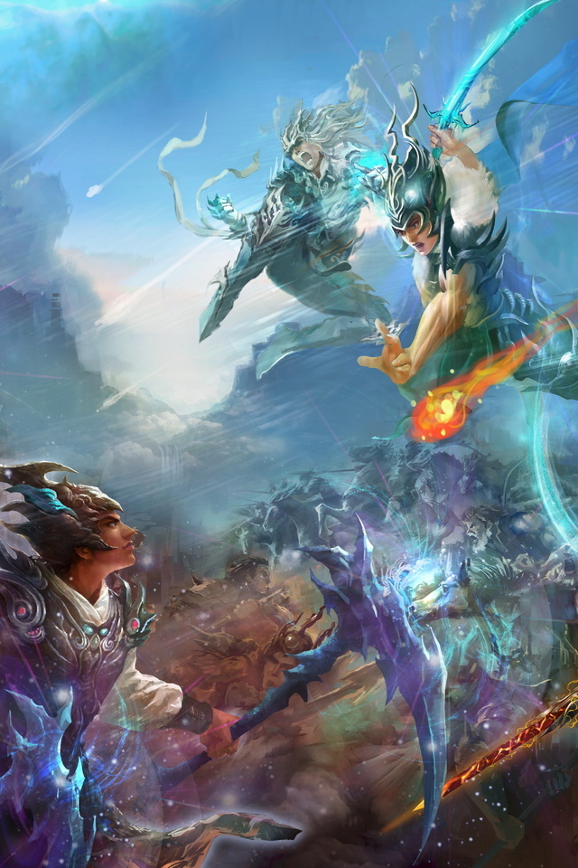 , fantasy, game wallpapers, perfect world, warriors, china, battle, mmorpg, Jade dynasty