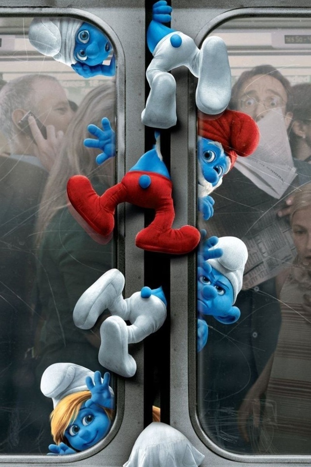 new-york, -, , , underground, station, the movie, Smurfs