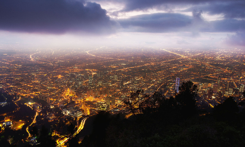 , , bogota, night, Colombia, , monserrate