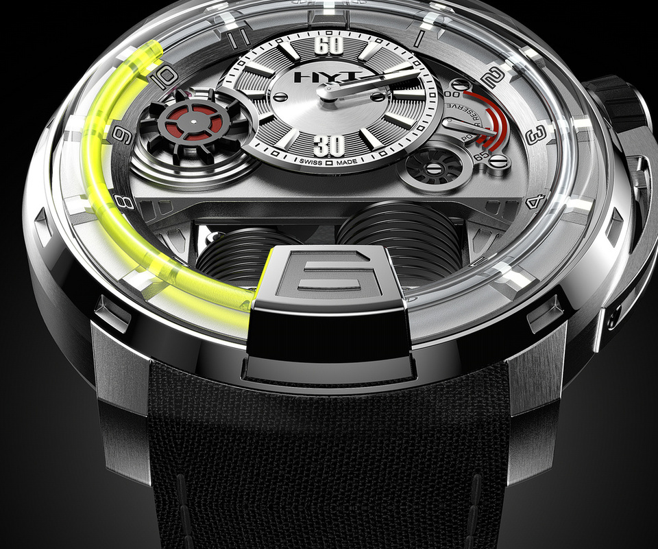 , hyt, with the h1 watch, unleashes a masterpiece, watch