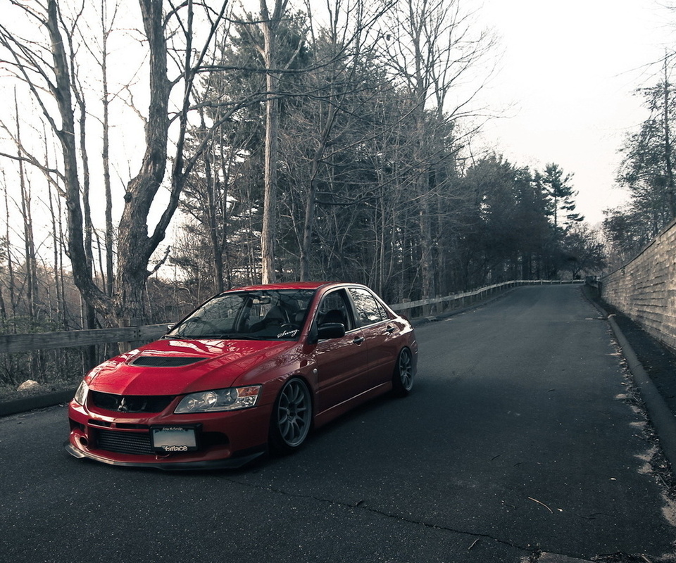 mitsubishi lancer evo, red, , 