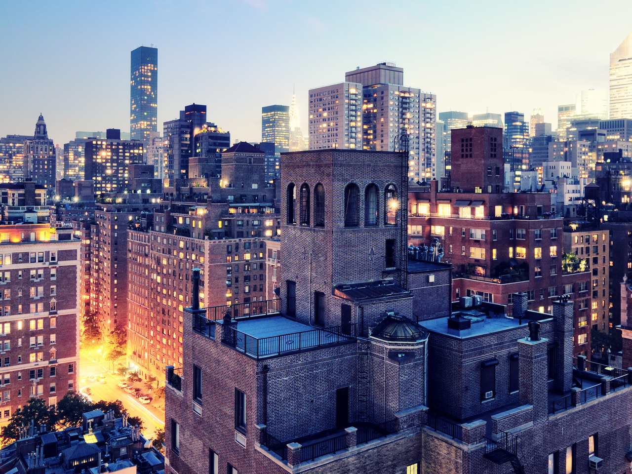 -, nyc, , new york city, Upper east side, , usa, twilight