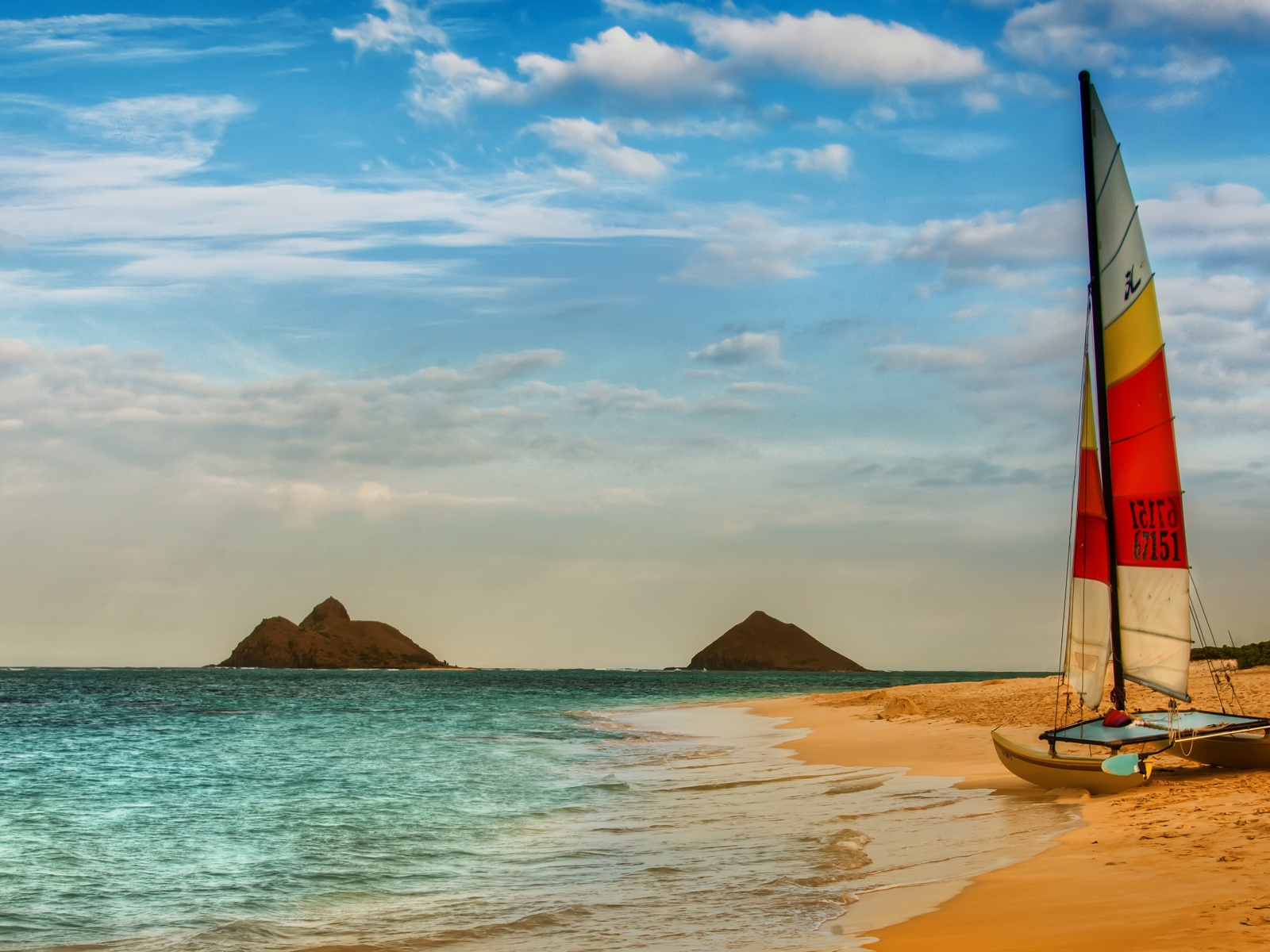 nature, beach, , clouds, sea, boat, , sky