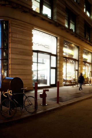 New york, nyc, , madison square park area, panoramic, night, -, usa