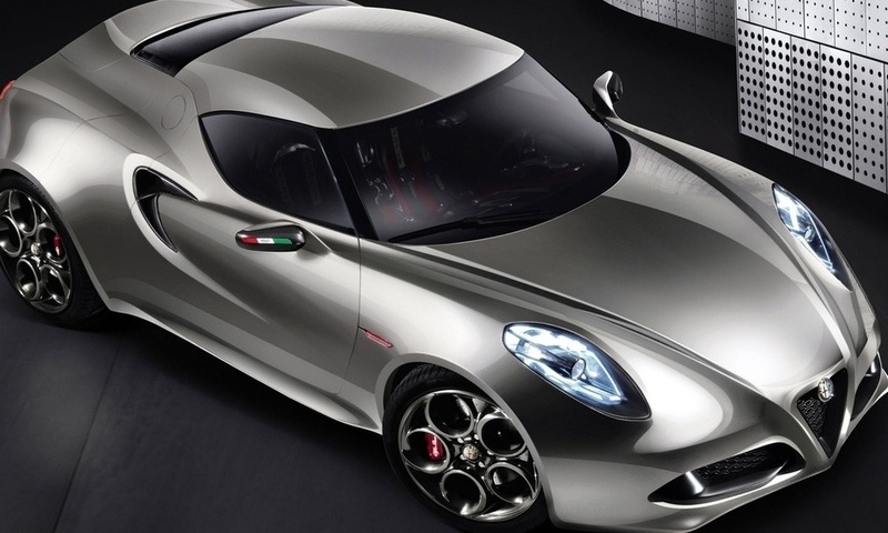 Alfa romeo, car, concept, 4c