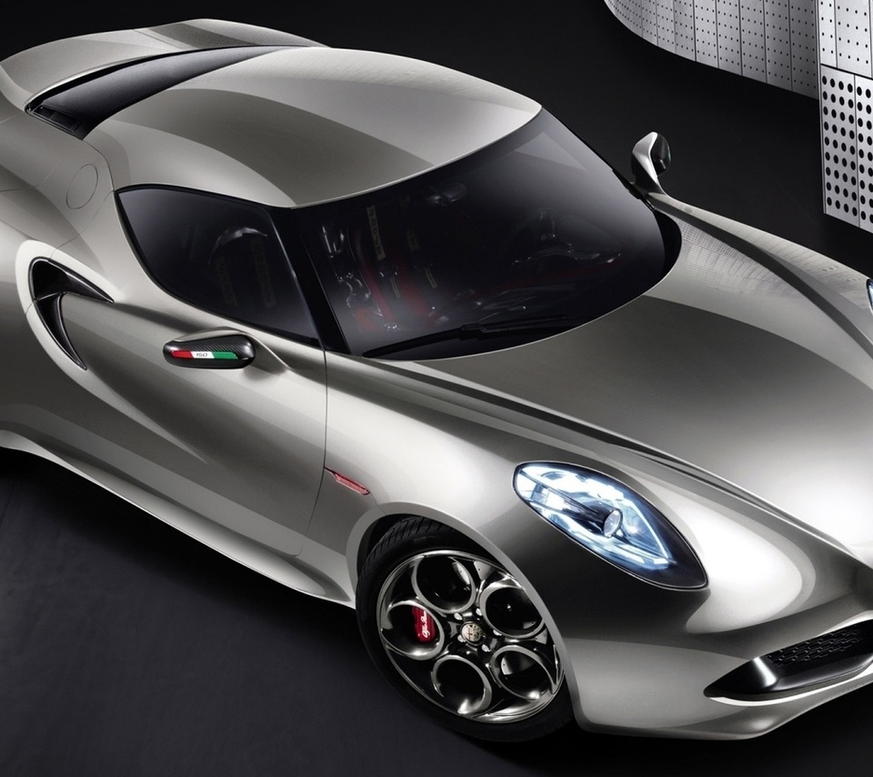 Alfa romeo, car, concept, 4c