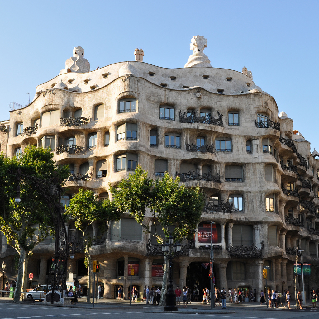 spain, casa mila, barcelona, , 