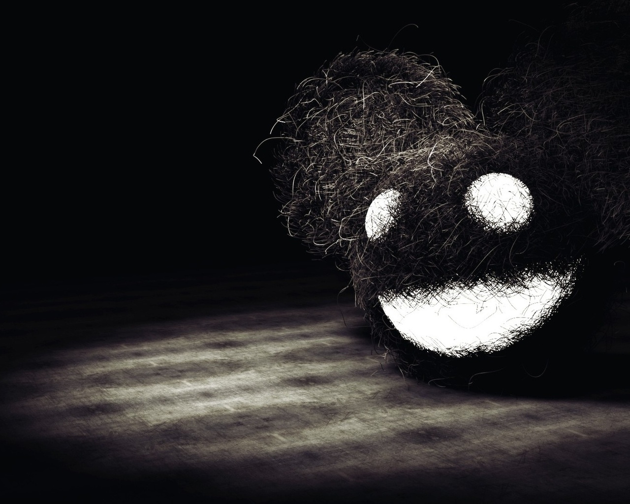  , deadmau5, head black and white