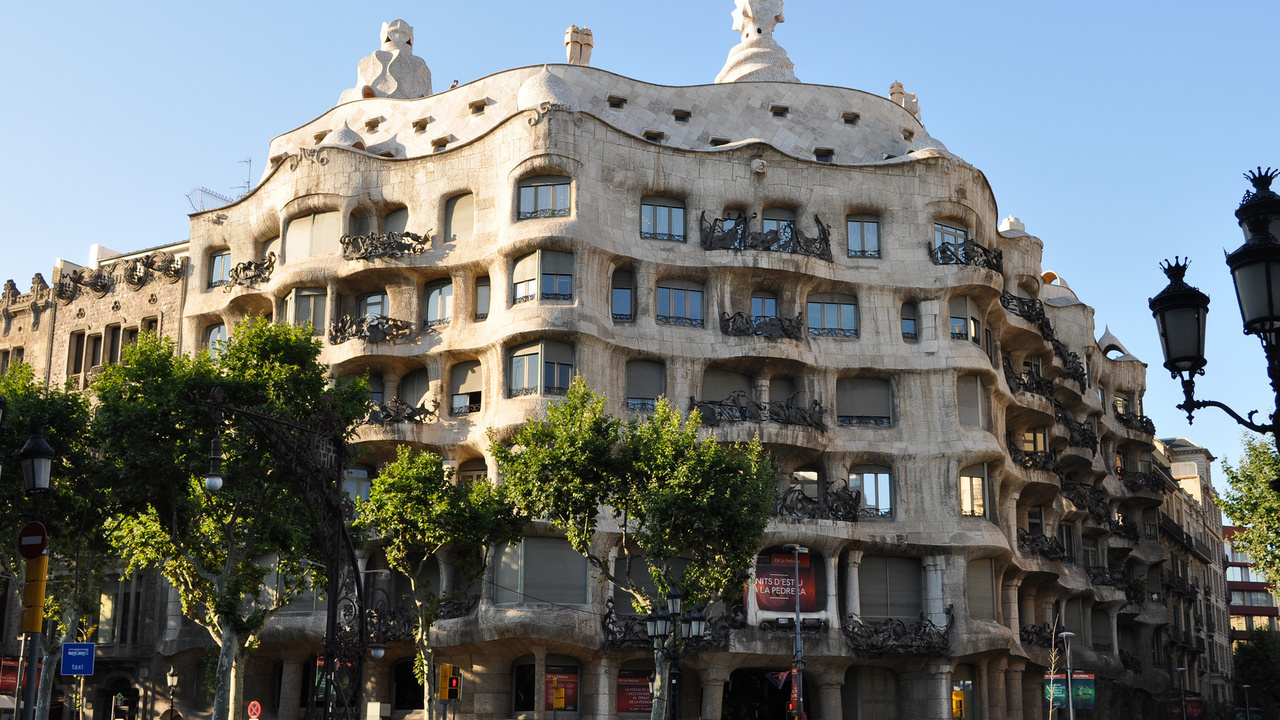 spain, casa mila, barcelona, , 