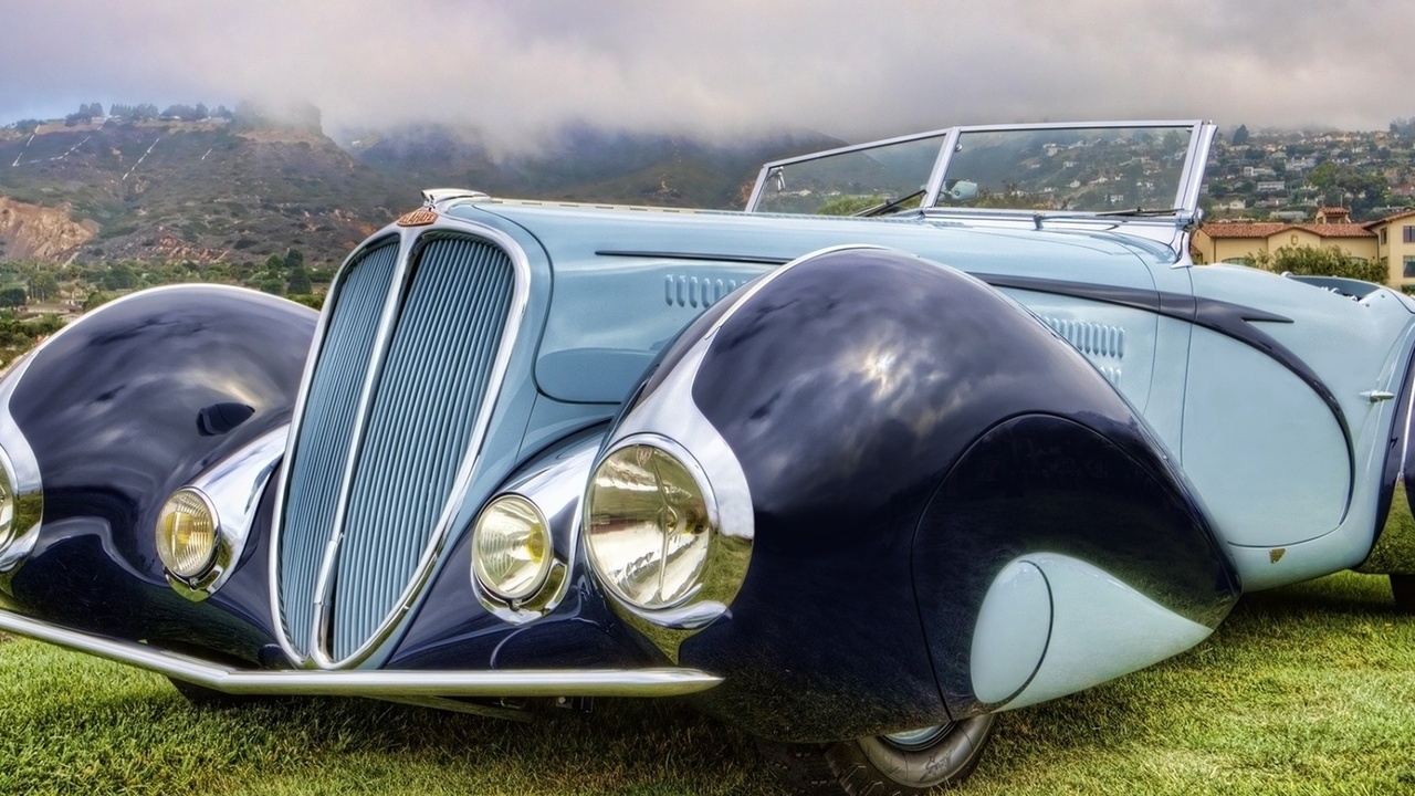 delahaye, cabriolet, 135m, 1937, by figoni &amp; falaschi