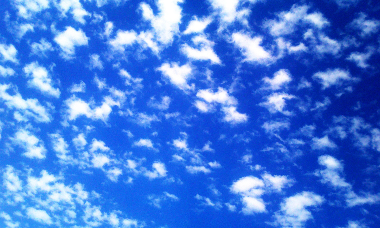 clouds, blue sky, sky