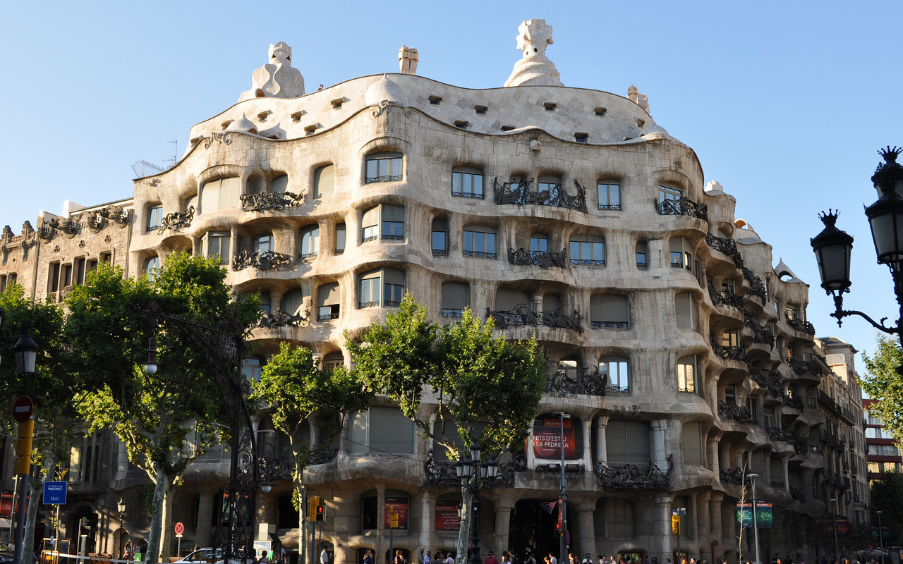 spain, casa mila, barcelona, , 