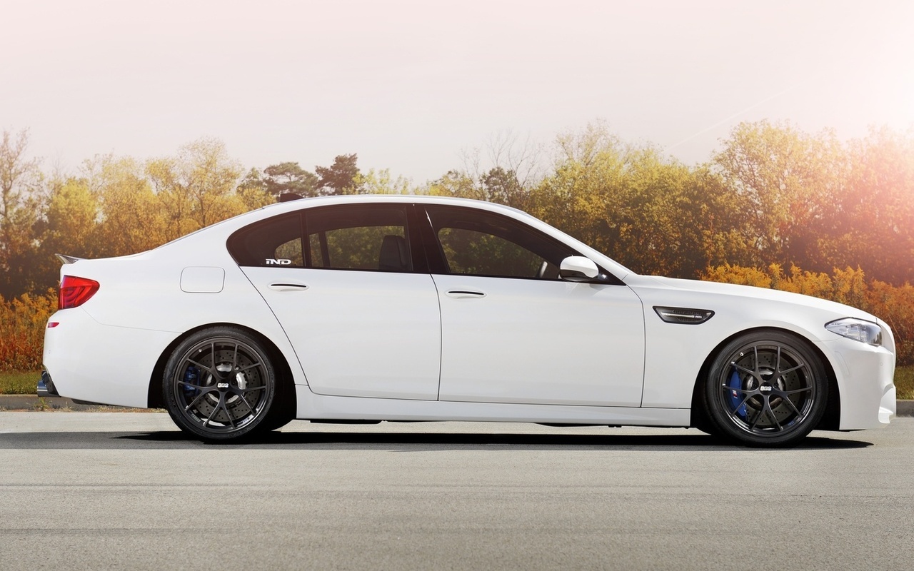 f10, , road, bbs, wheels, , trees, bmw, m5