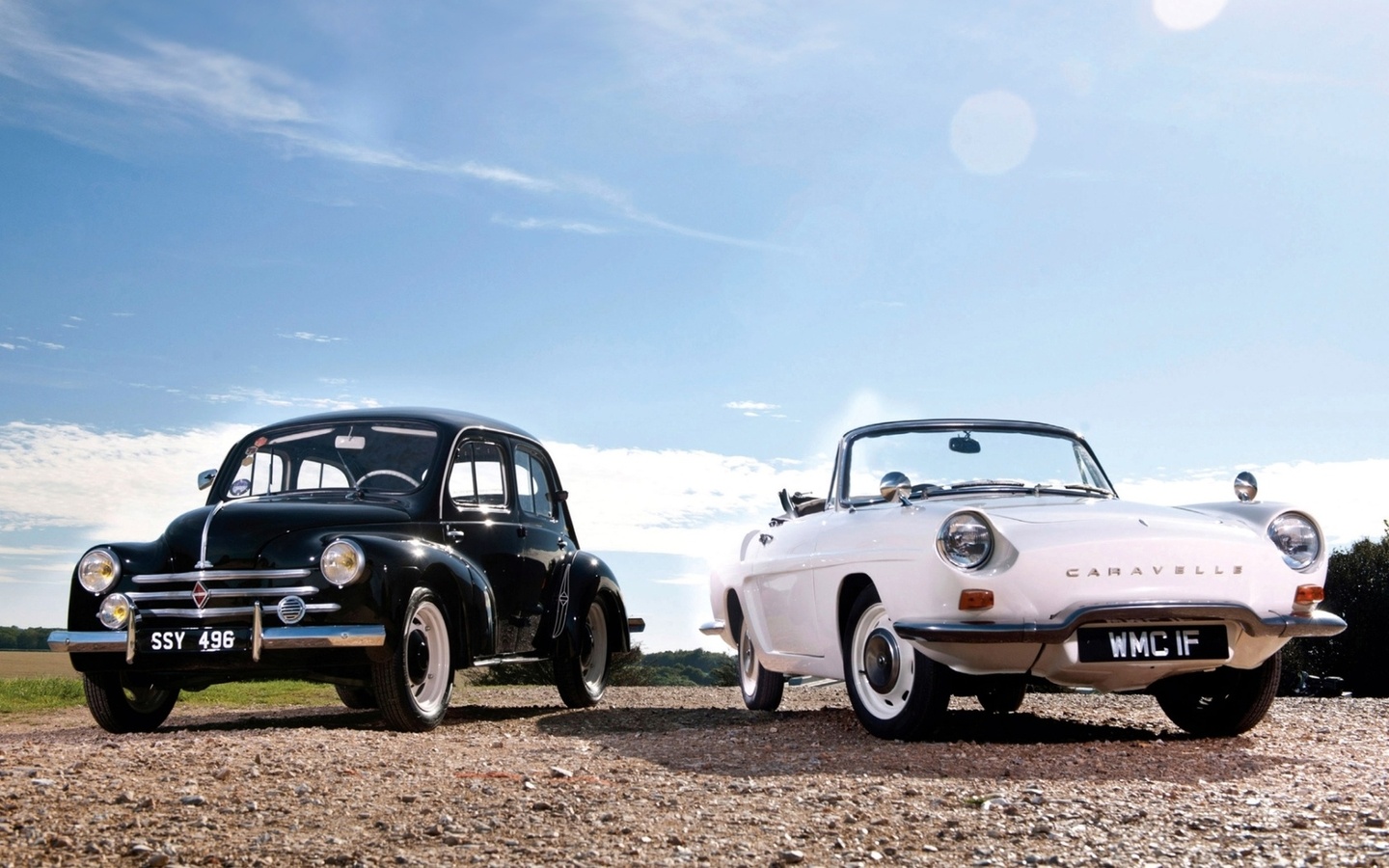 5-window, v8, coupe, and, caravelle, ford, renault, 1936, deluxe