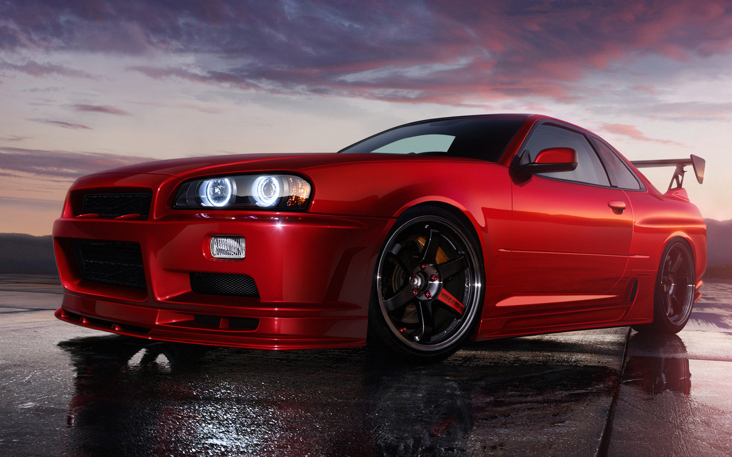 , red, r34, skyline, , styling