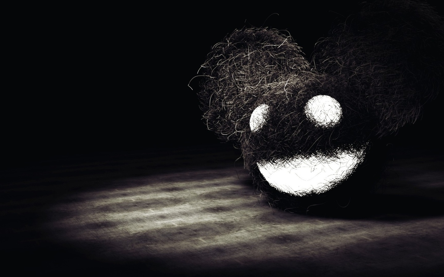  , deadmau5, head black and white