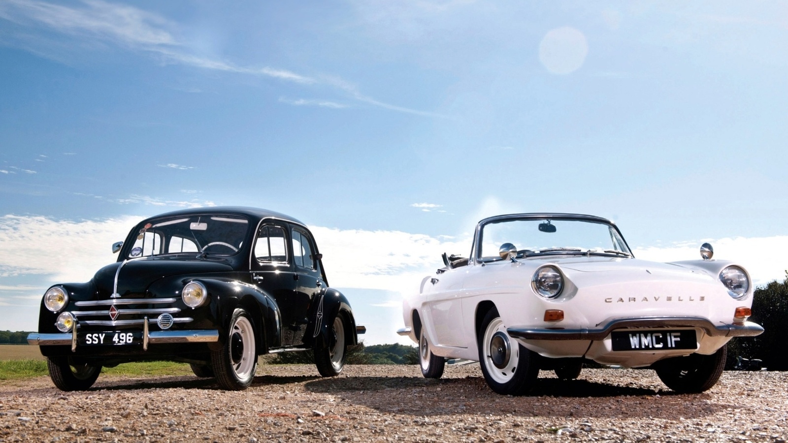 5-window, v8, coupe, and, caravelle, ford, renault, 1936, deluxe