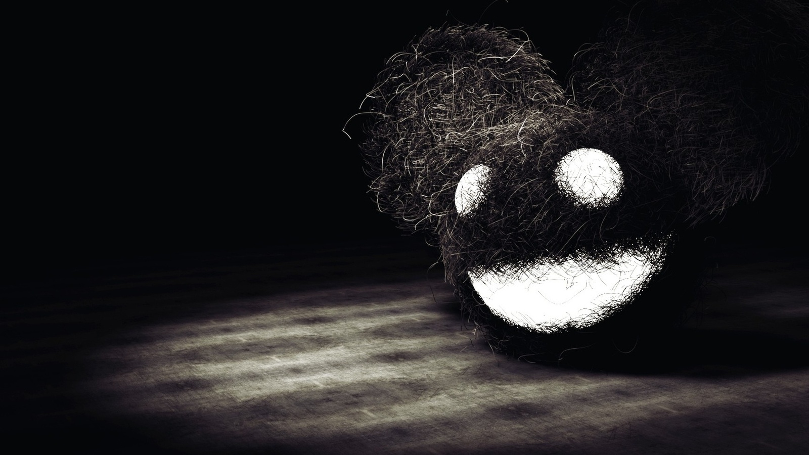  , deadmau5, head black and white