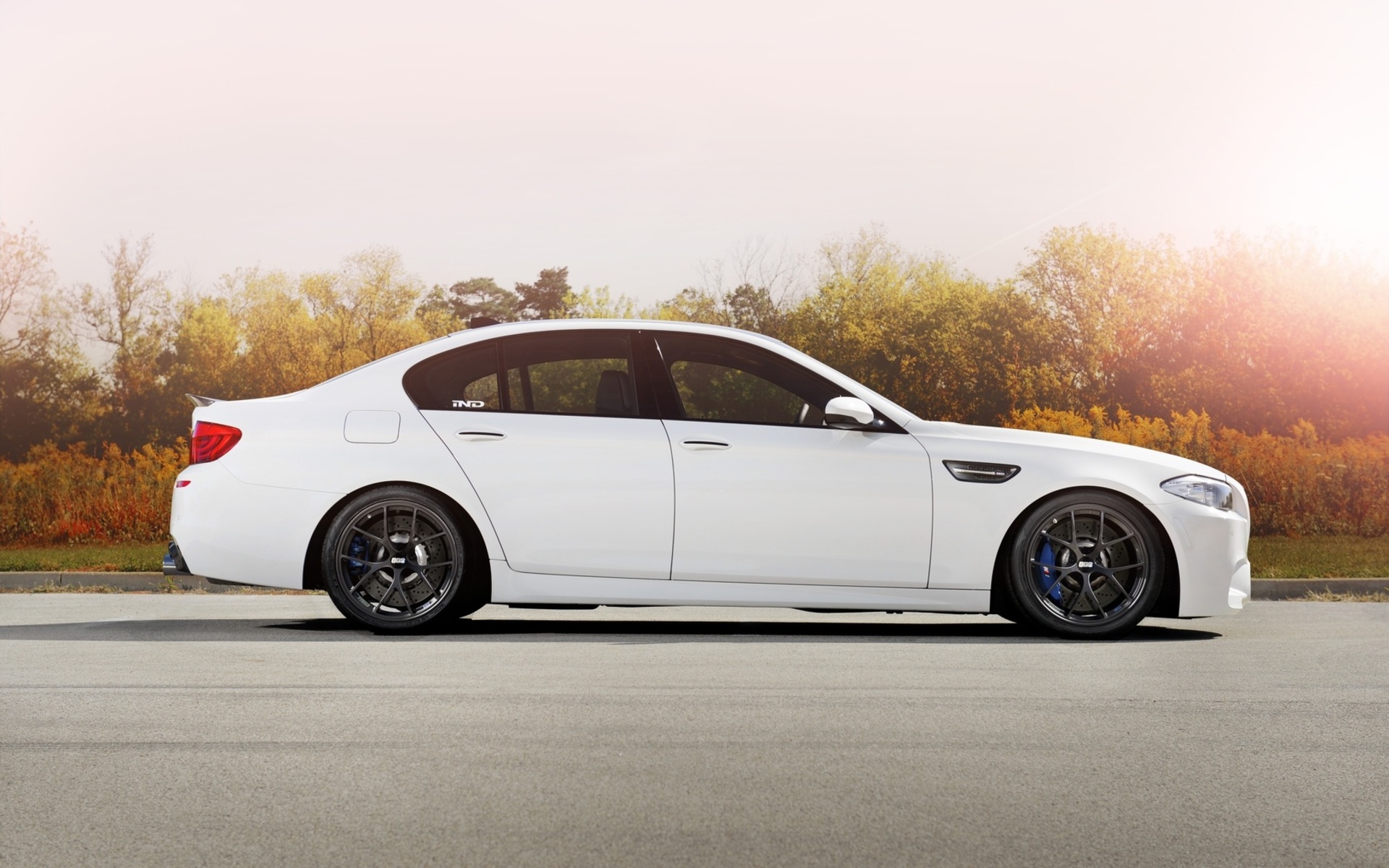 f10, , road, bbs, wheels, , trees, bmw, m5