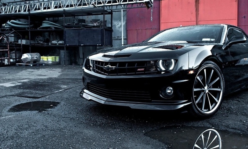 chevrolet, wallpapers, camaro, black, car, vossen, tuning, beautiful