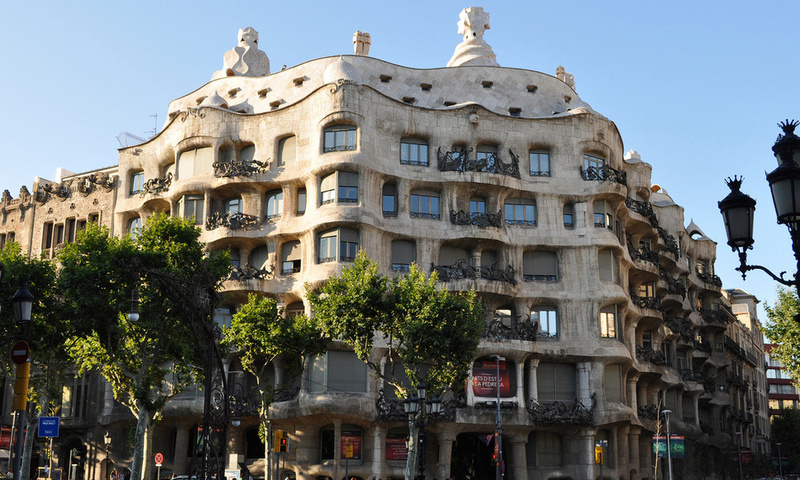 spain, casa mila, barcelona, , 