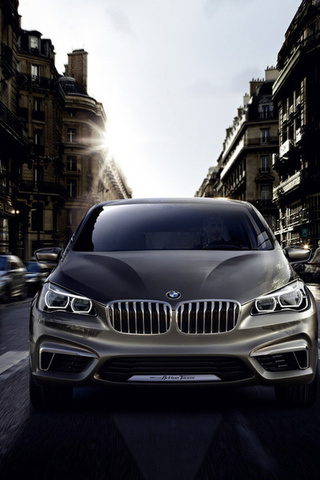 street, motion, traffic, blur, concept, bmw, active tourer