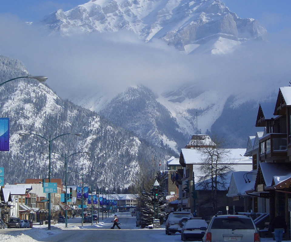 canada, , banff, city