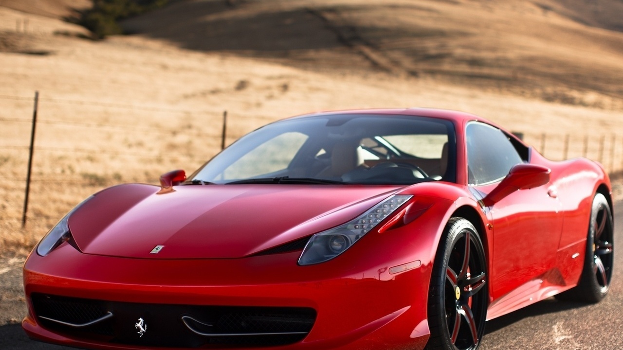 red, , 458 italia, ferrari, 