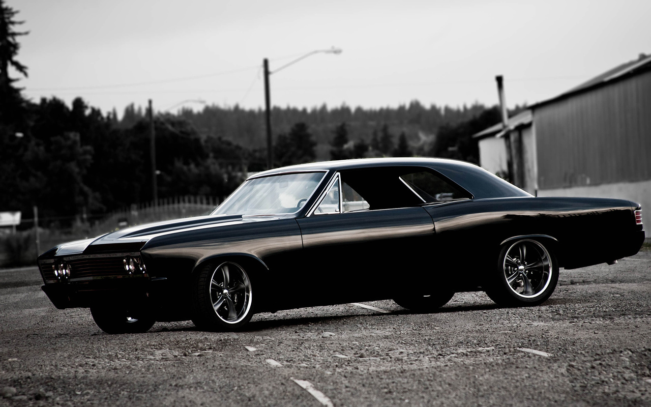 1967, chevrolet, black, ss, chevelle