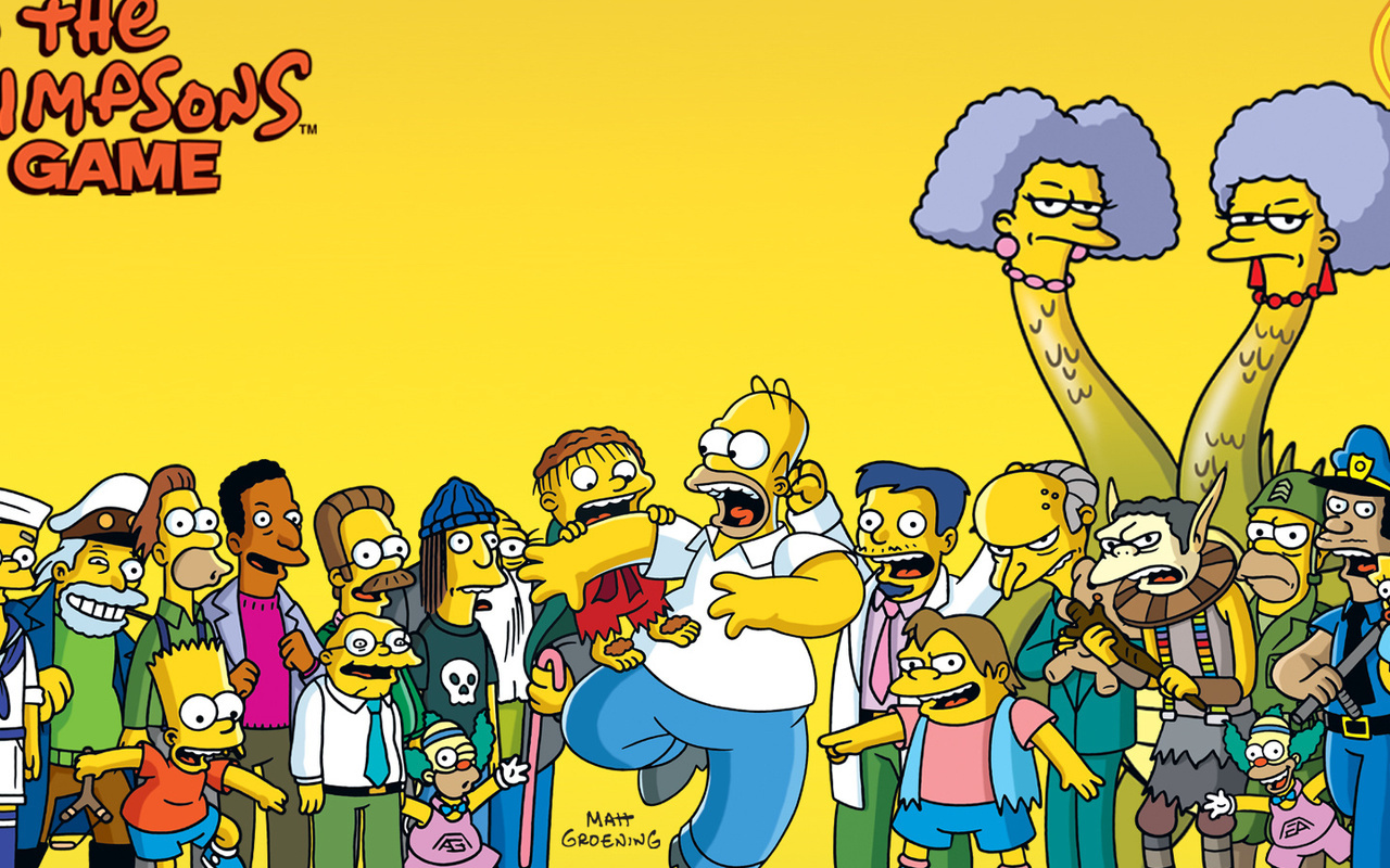 the simpsons, Wallpapers, homer, , all, barth, , 
