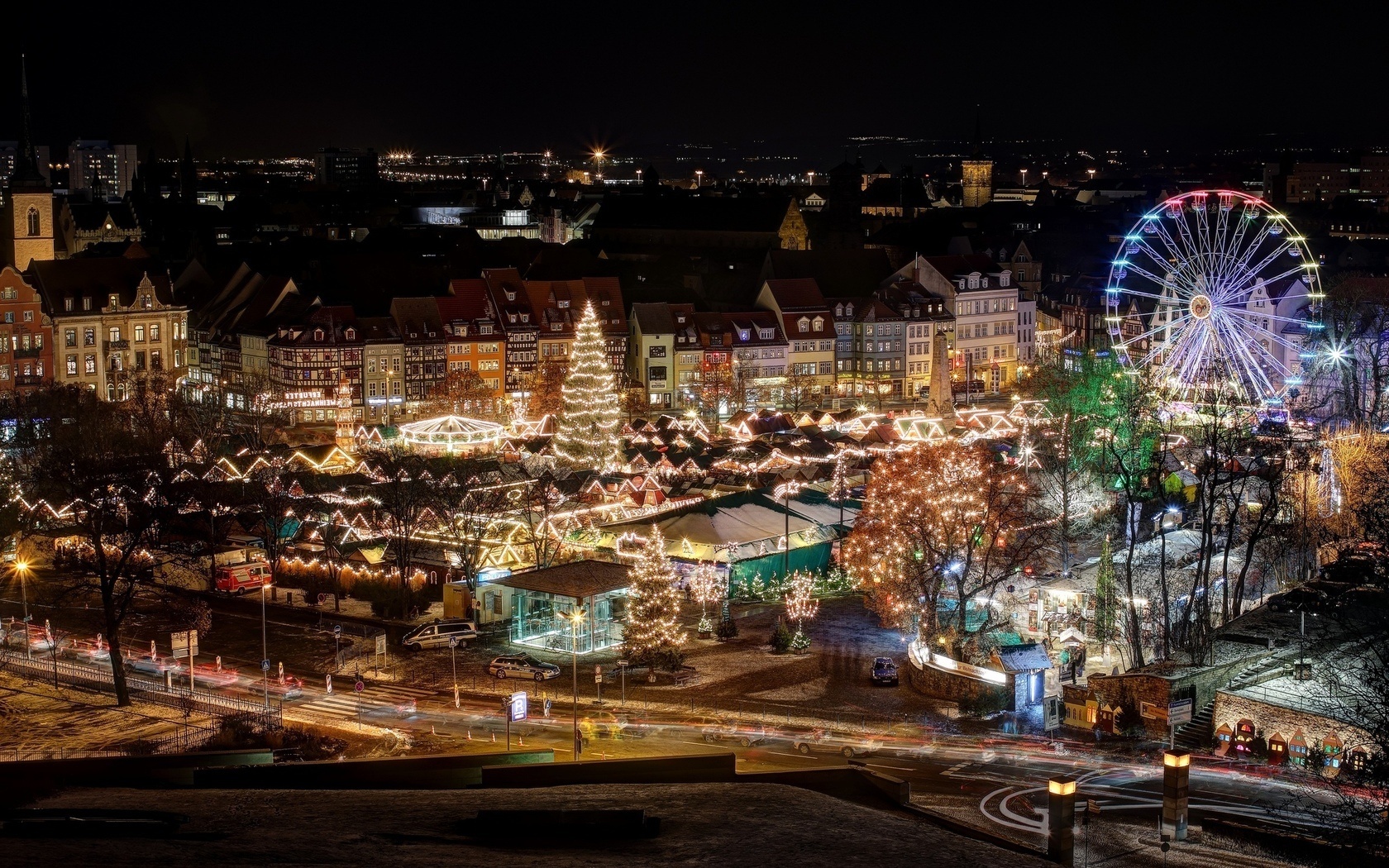 , weihnachtsmarkt, , erfurt