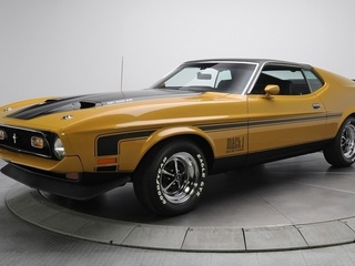 , 1971, ford, mustang, mach 1, 