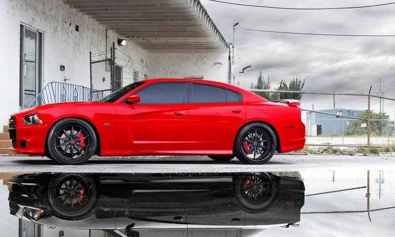 Dodge, charger, , , 8, , red, puddle, srt8, reflection, miami